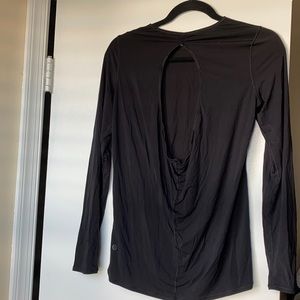 Lululemon drape back shirt
